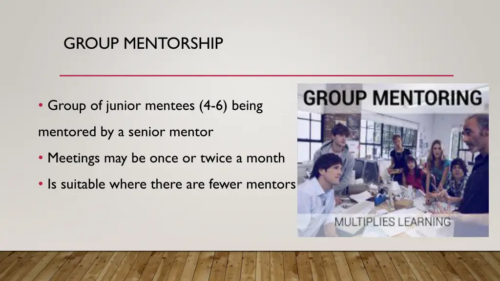 group mentorship