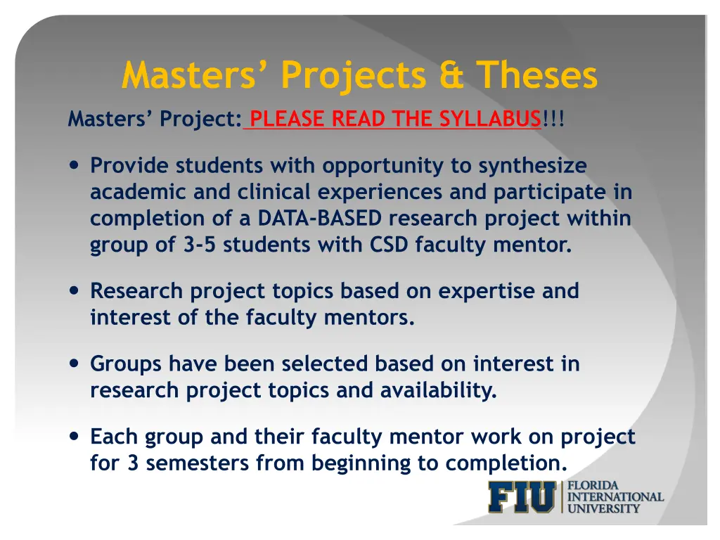masters projects theses masters project please