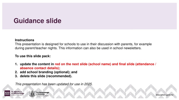 guidance slide