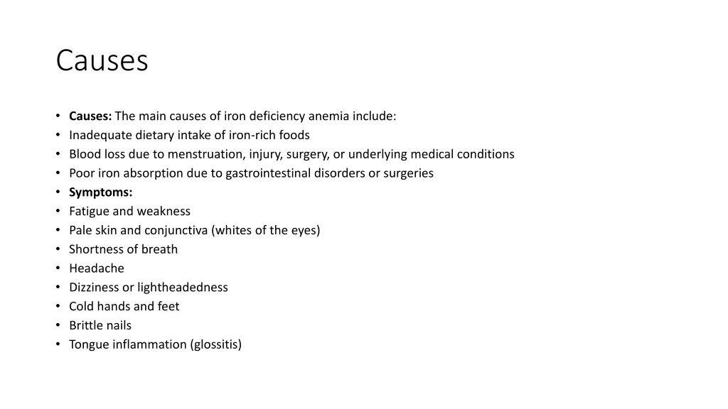 causes