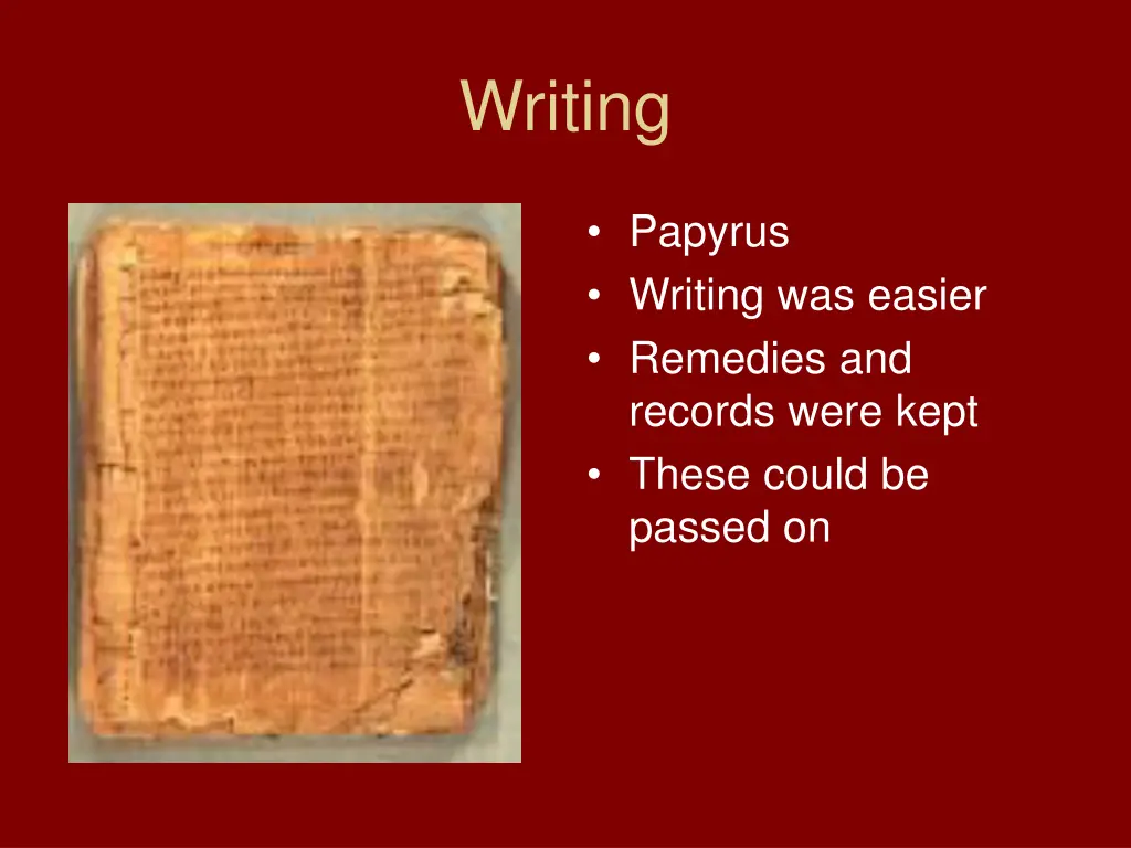 writing
