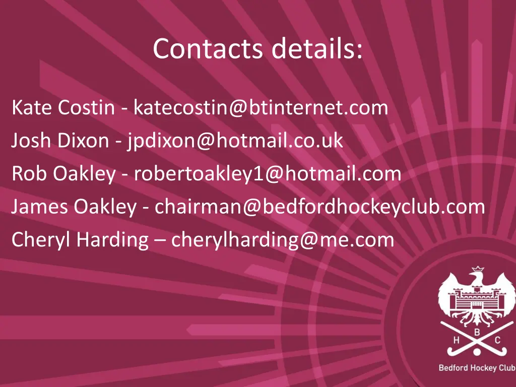 contacts details
