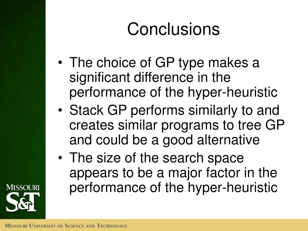 conclusions