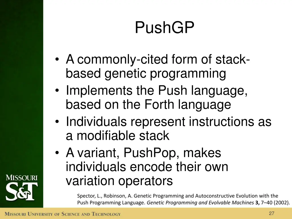 pushgp