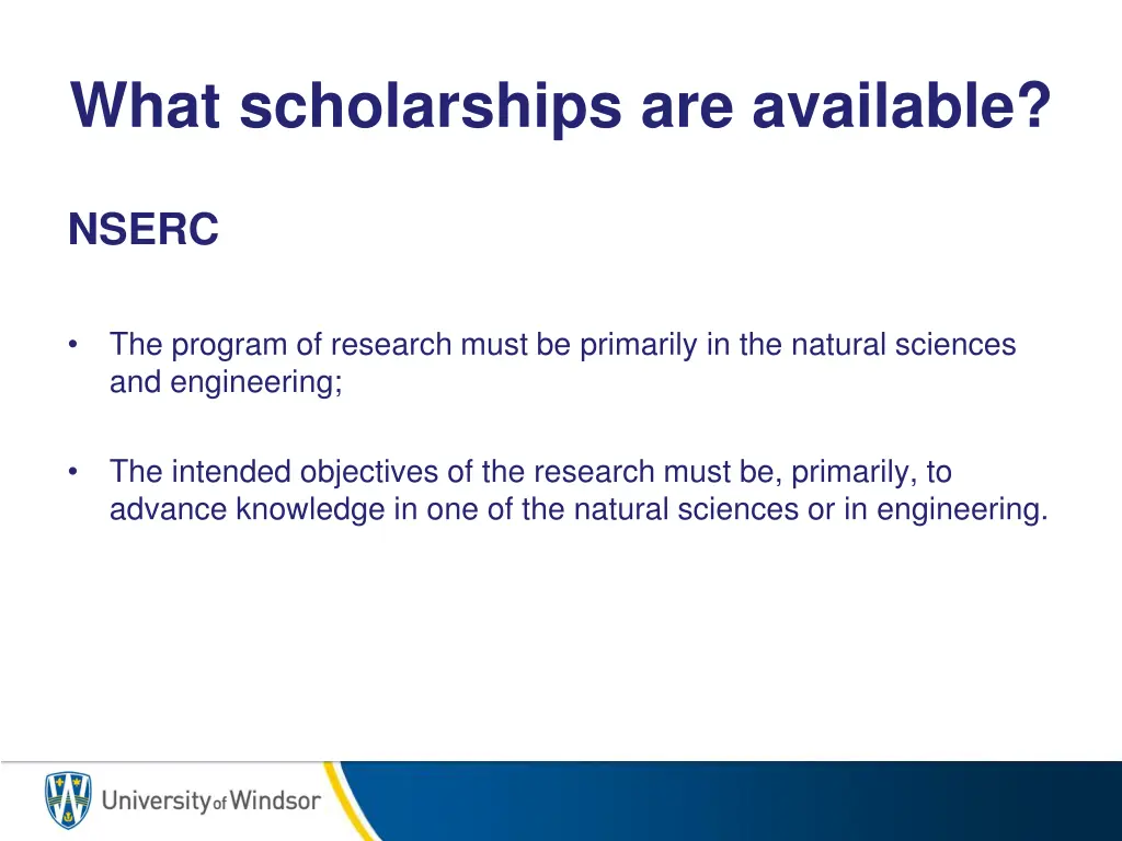 what scholarships are available 1