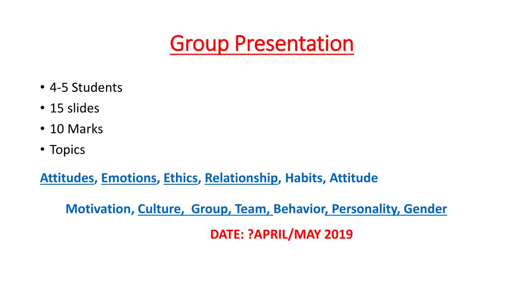 group presentation group presentation