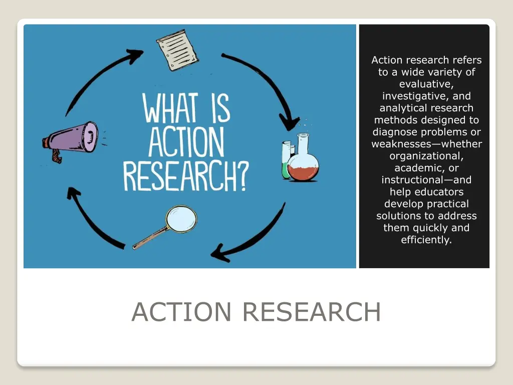 action research refers to a wide variety