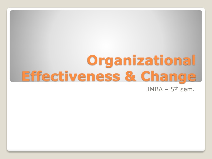 organizational