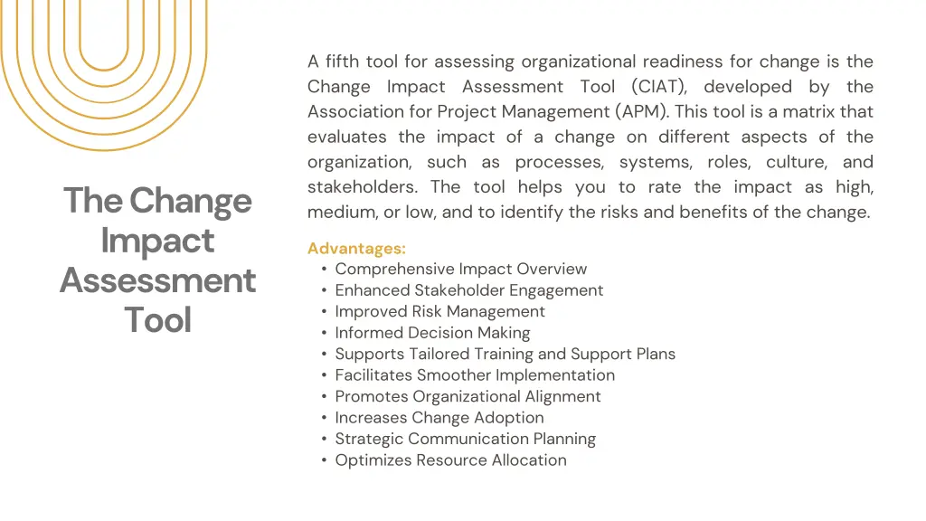 a fifth tool for assessing organizational