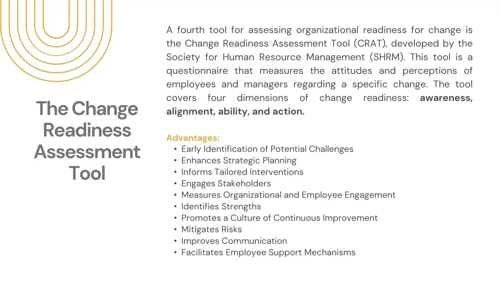 a fourth tool for assessing organizational
