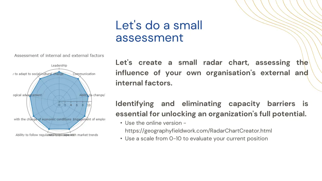 let s do a small assessment