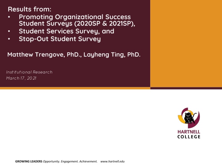 results from promoting organizational success