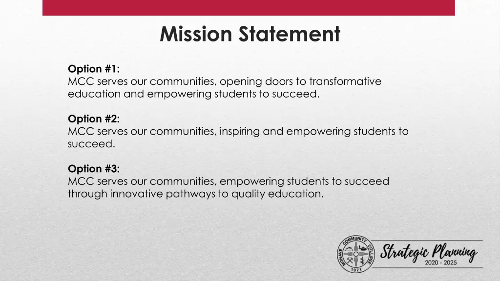 mission statement