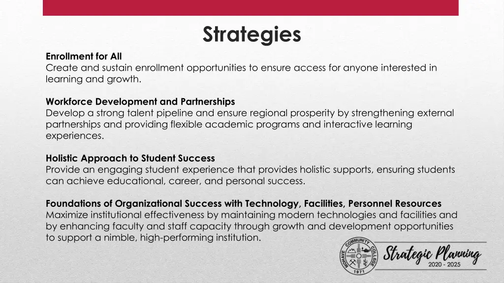 strategies