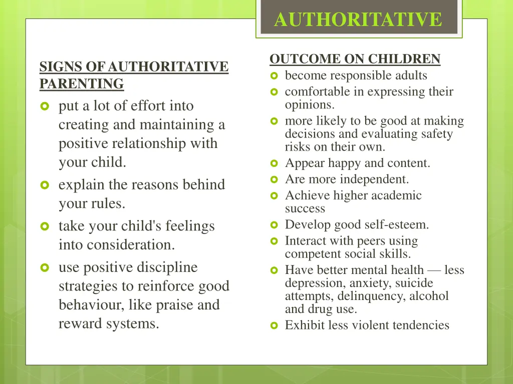 authoritative
