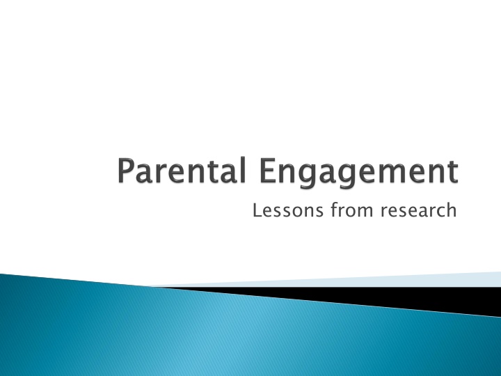 lessons from research