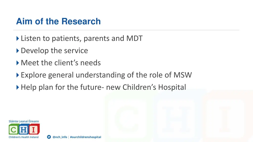 aim of the research