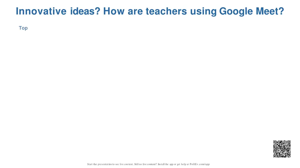 innovative ideas how are teachers using google
