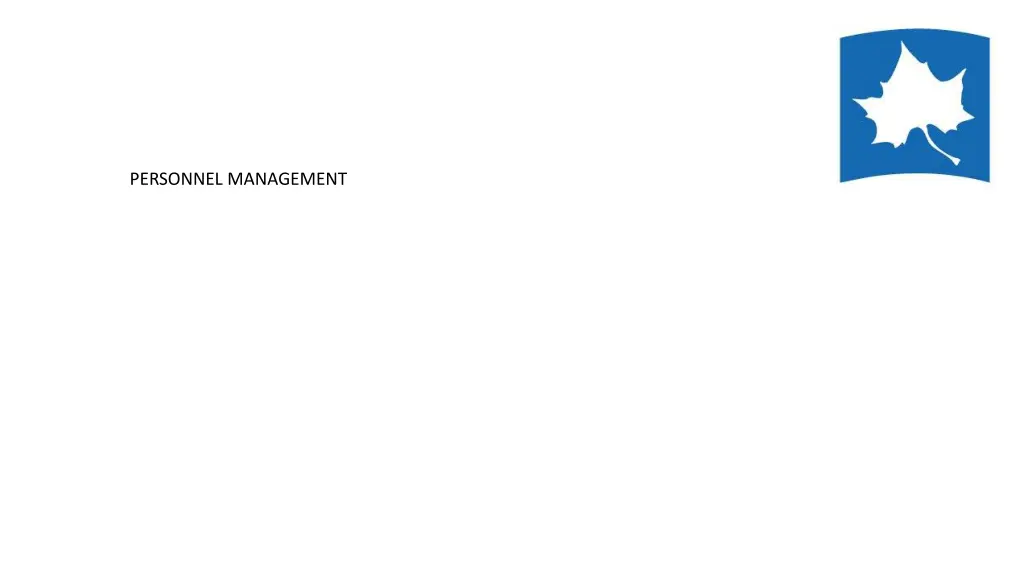 personnel management