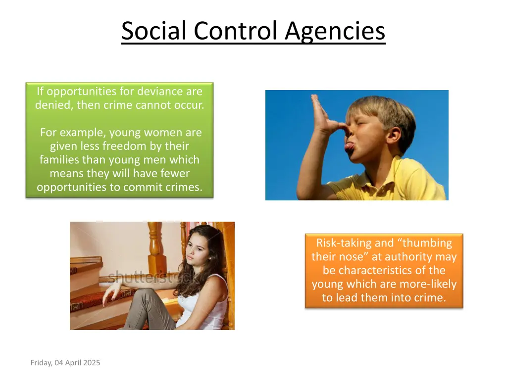 social control agencies