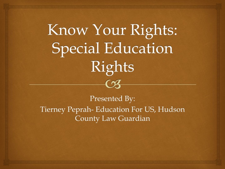 know your rights special education rights