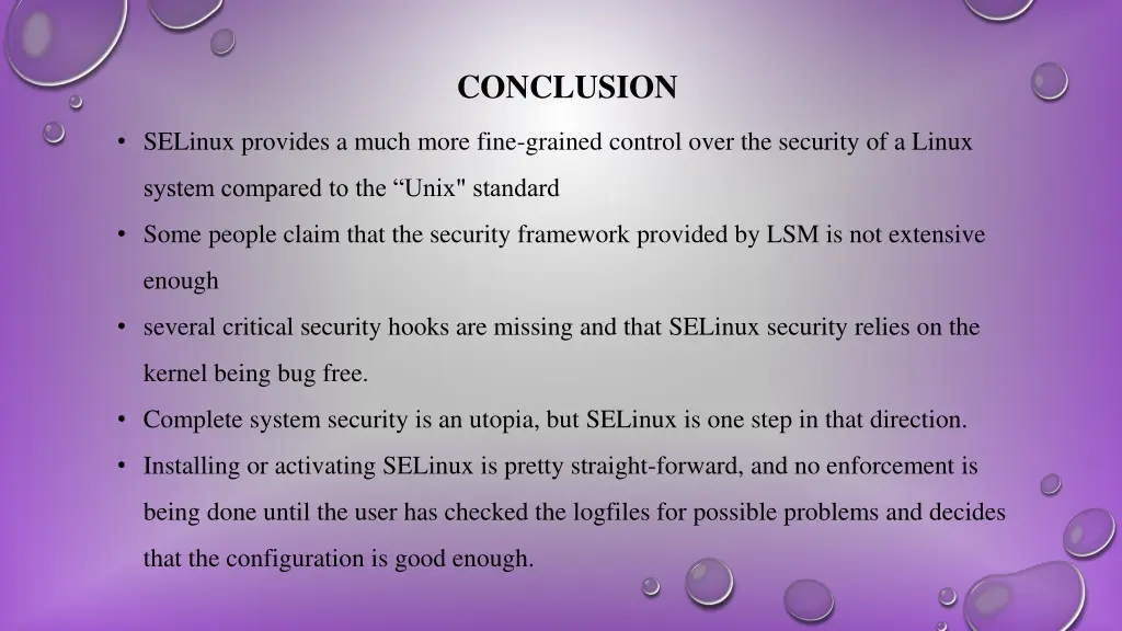 conclusion