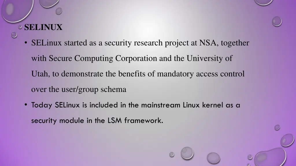 selinux