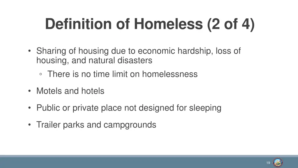 definition of homeless 2 of 4