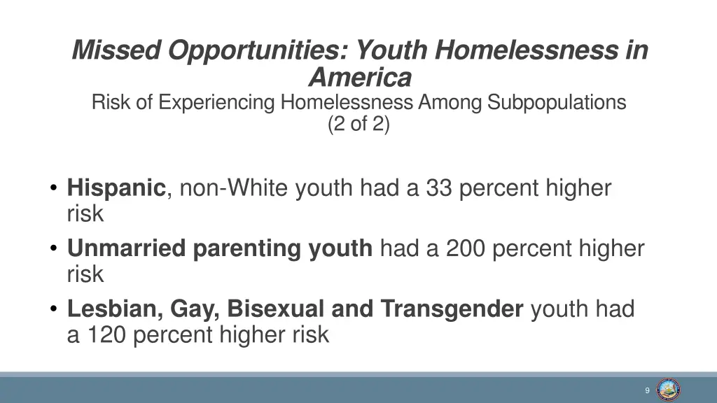missed opportunities youth homelessness 3