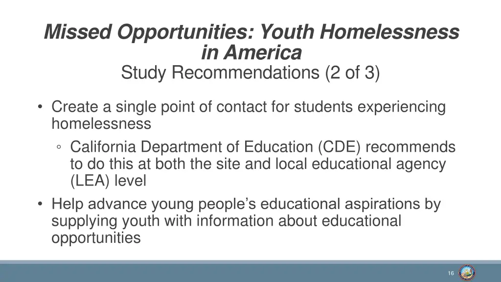 missed opportunities youth homelessness 8