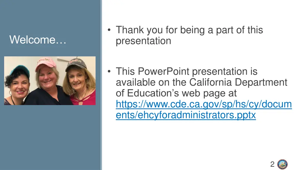 thank you for being a part of this presentation