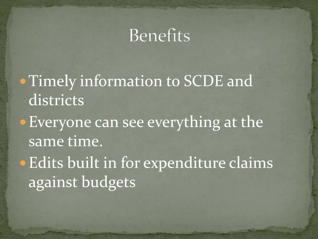 benefits