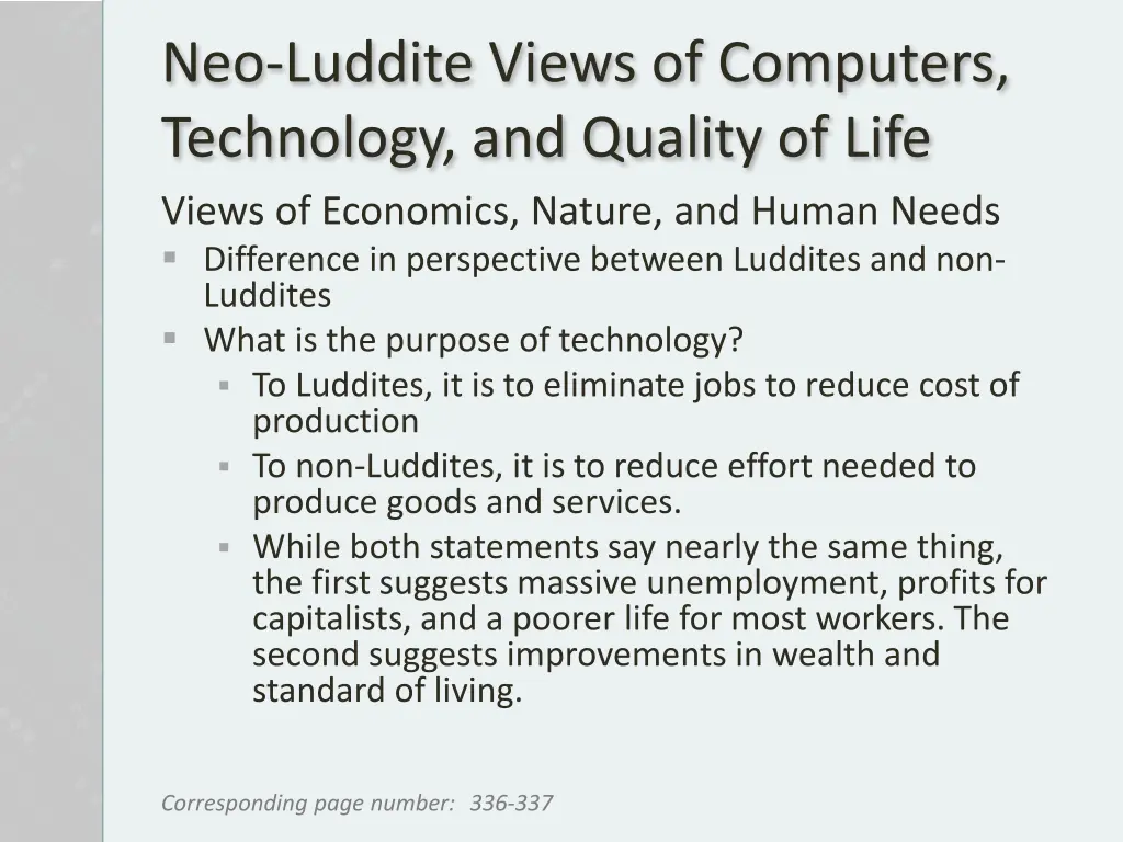neo luddite views of computers technology 2