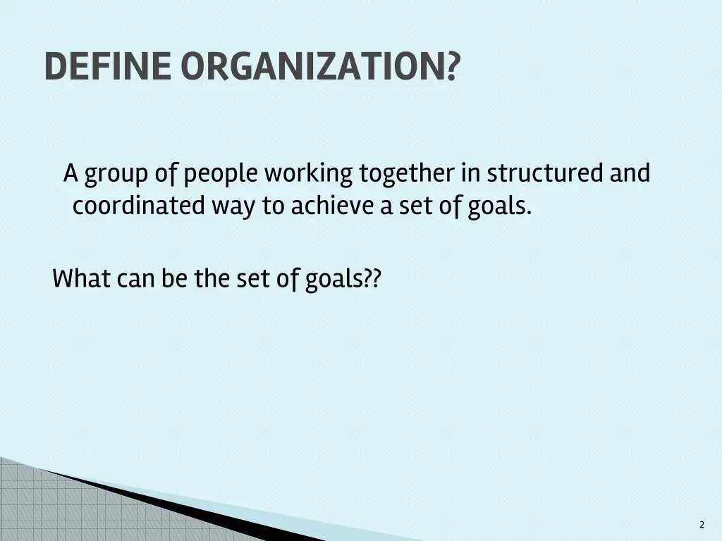define organization