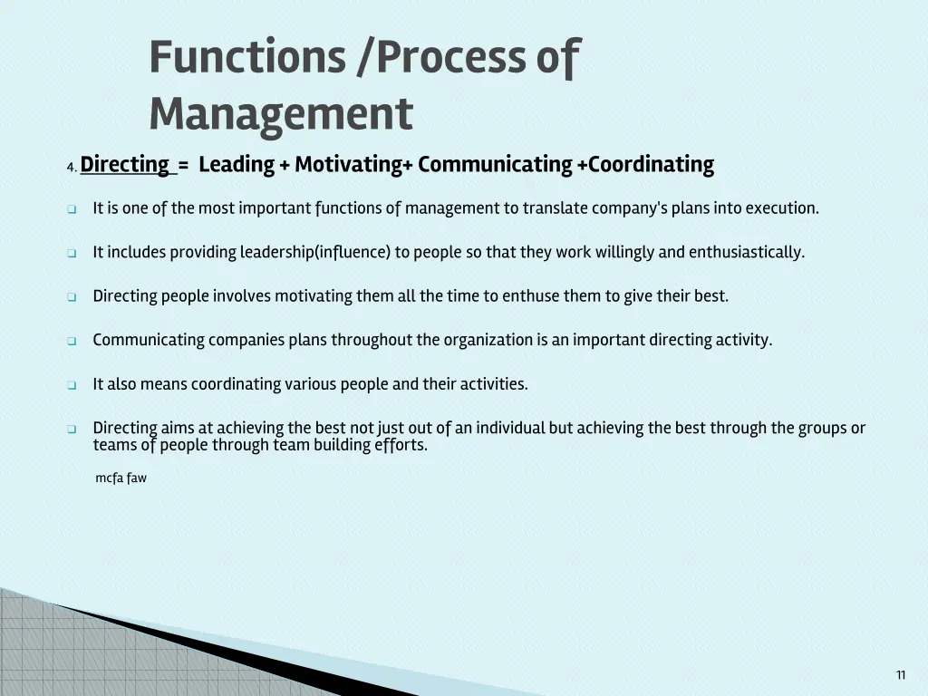 functions process of management 4