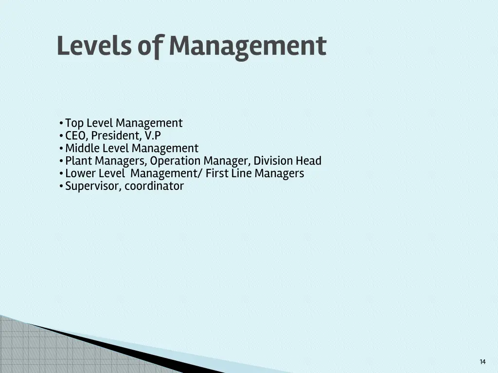 levels of management 1