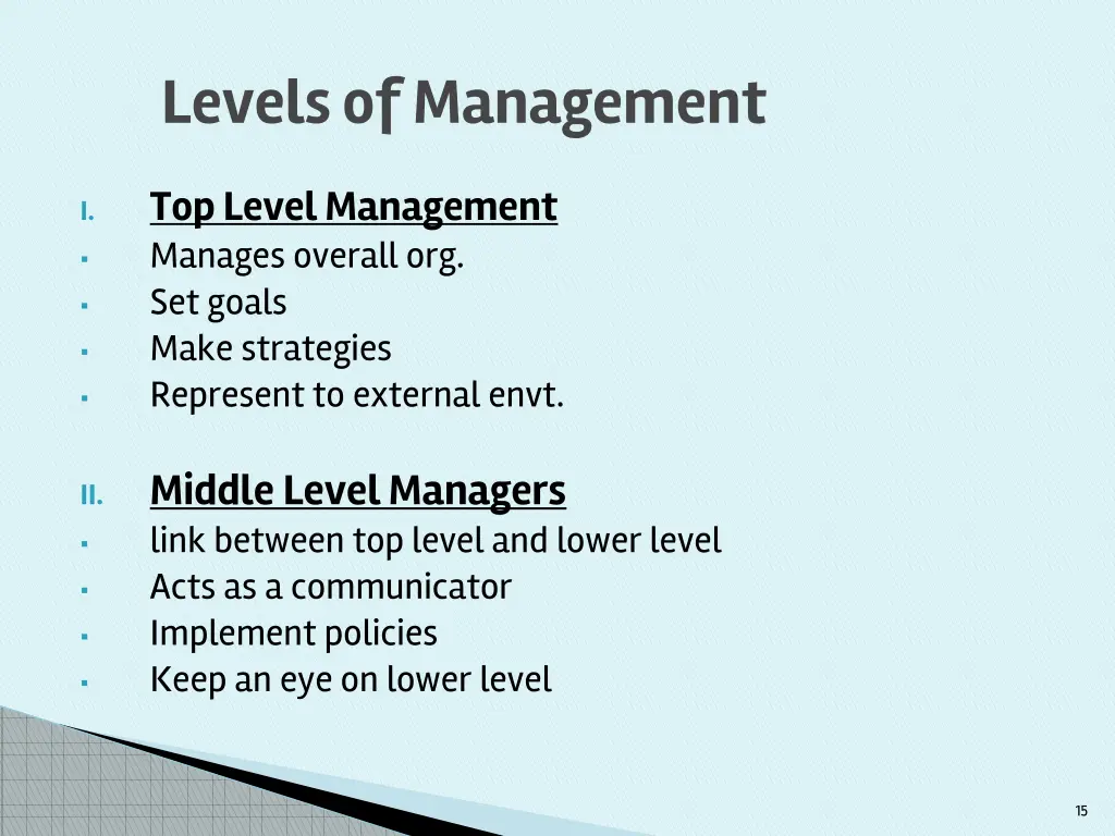 levels of management 2