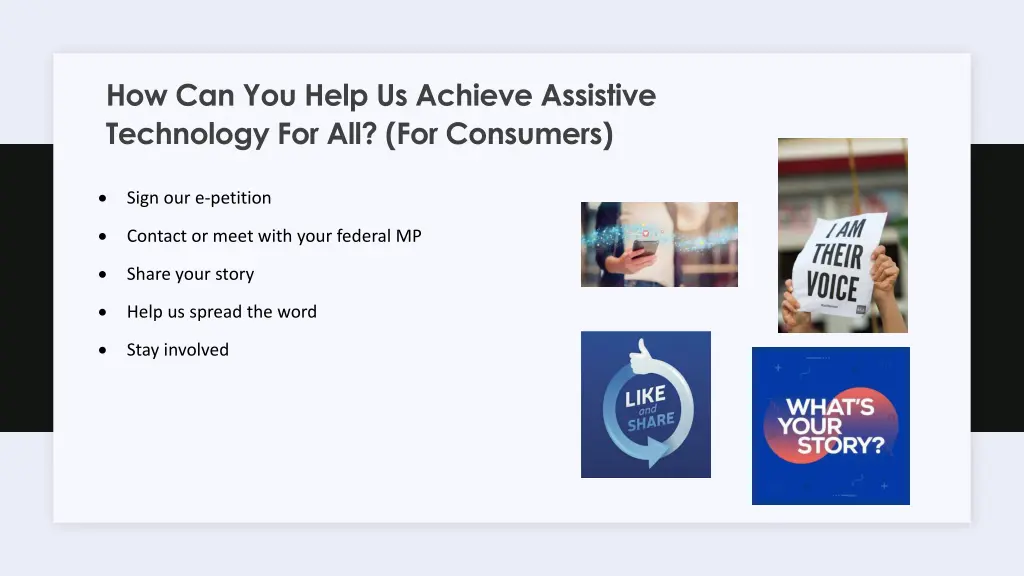 how can you help us achieve assistive technology