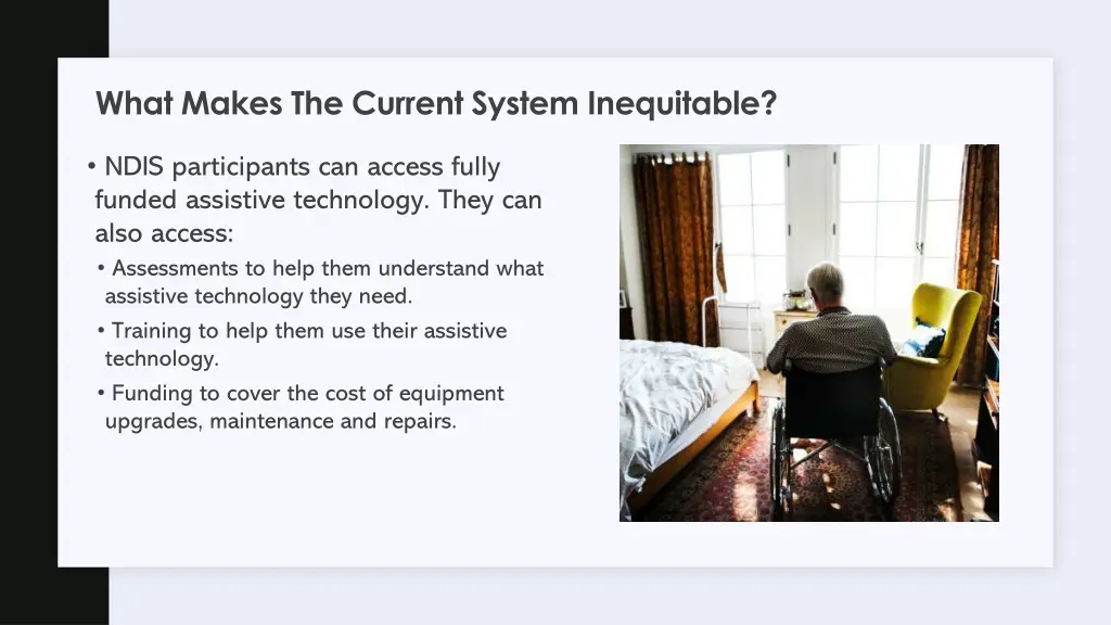 what makes the current system inequitable