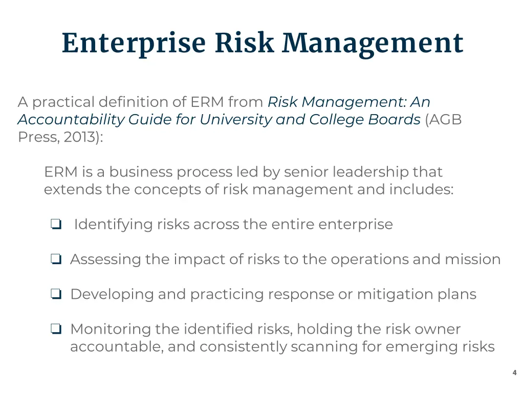 enterprise risk management 1