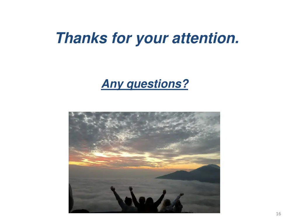 thanks for your attention