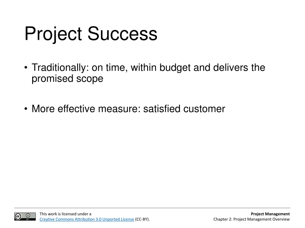 project success