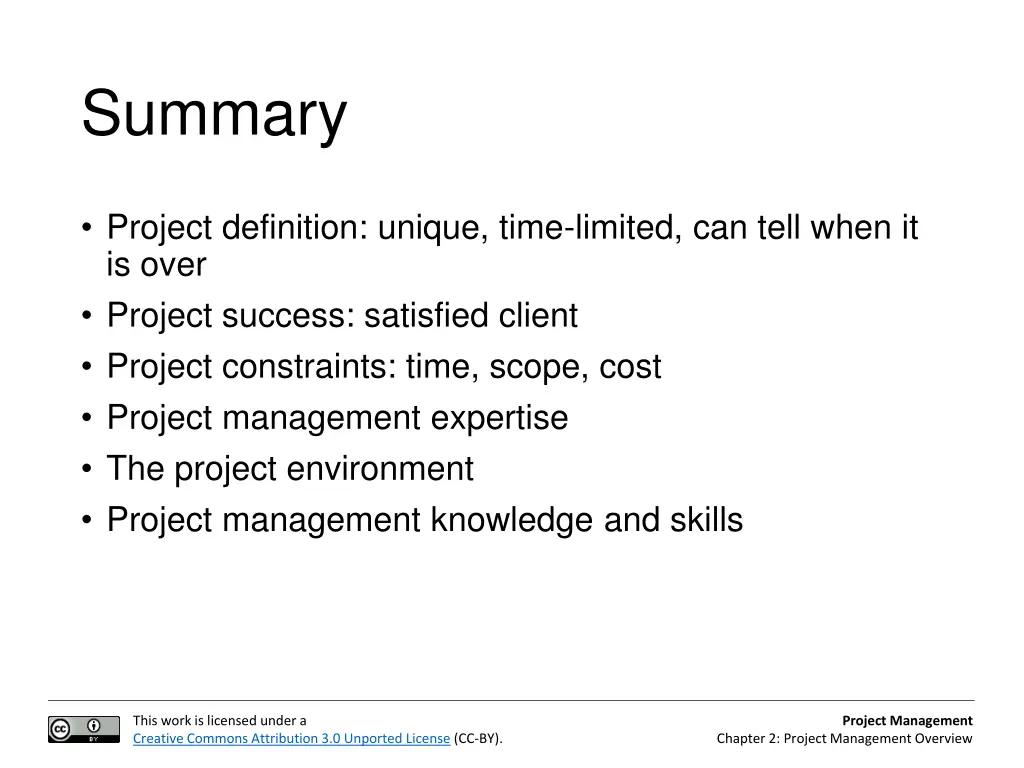 summary
