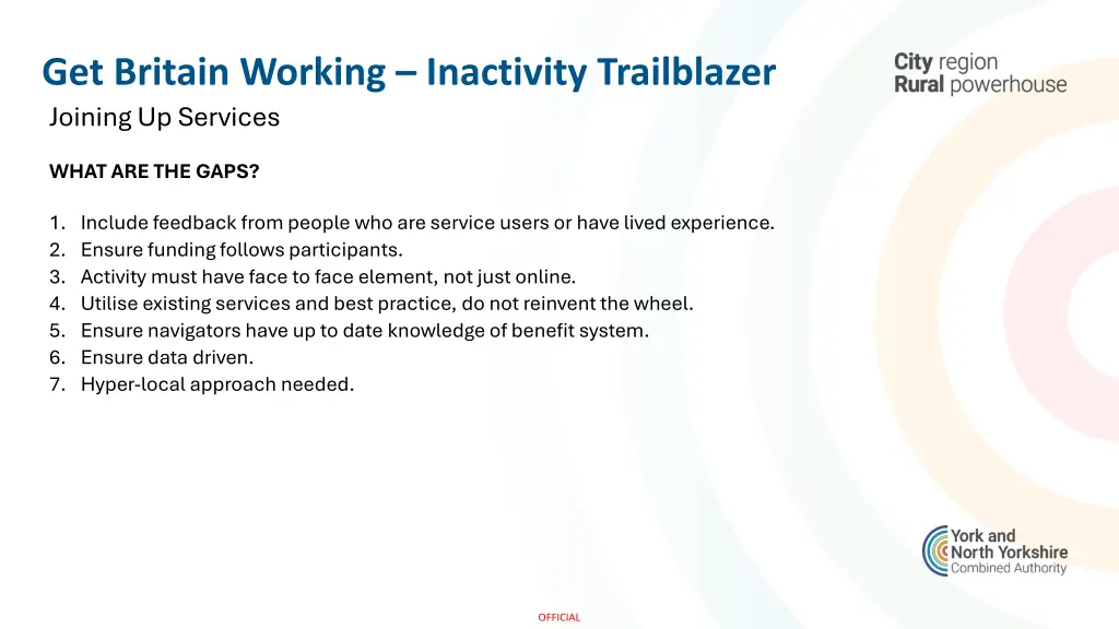 get britain working inactivity trailblazer 10