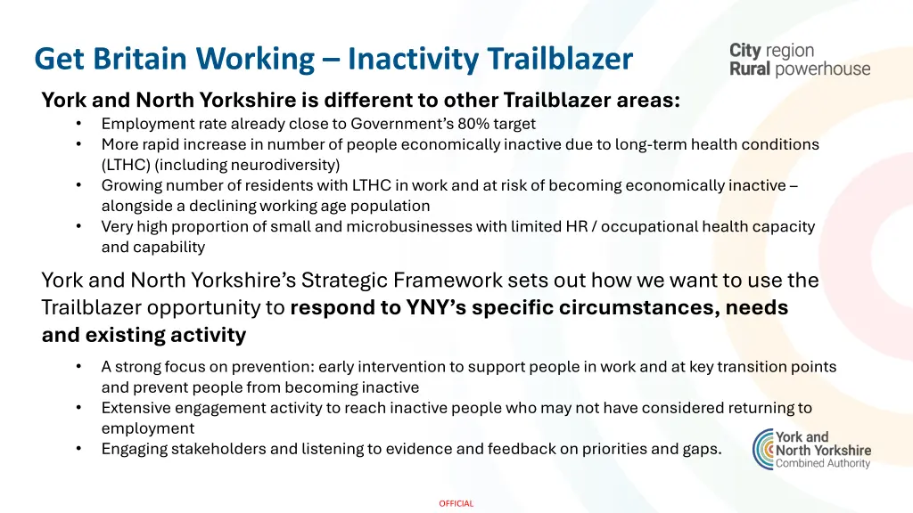 get britain working inactivity trailblazer york