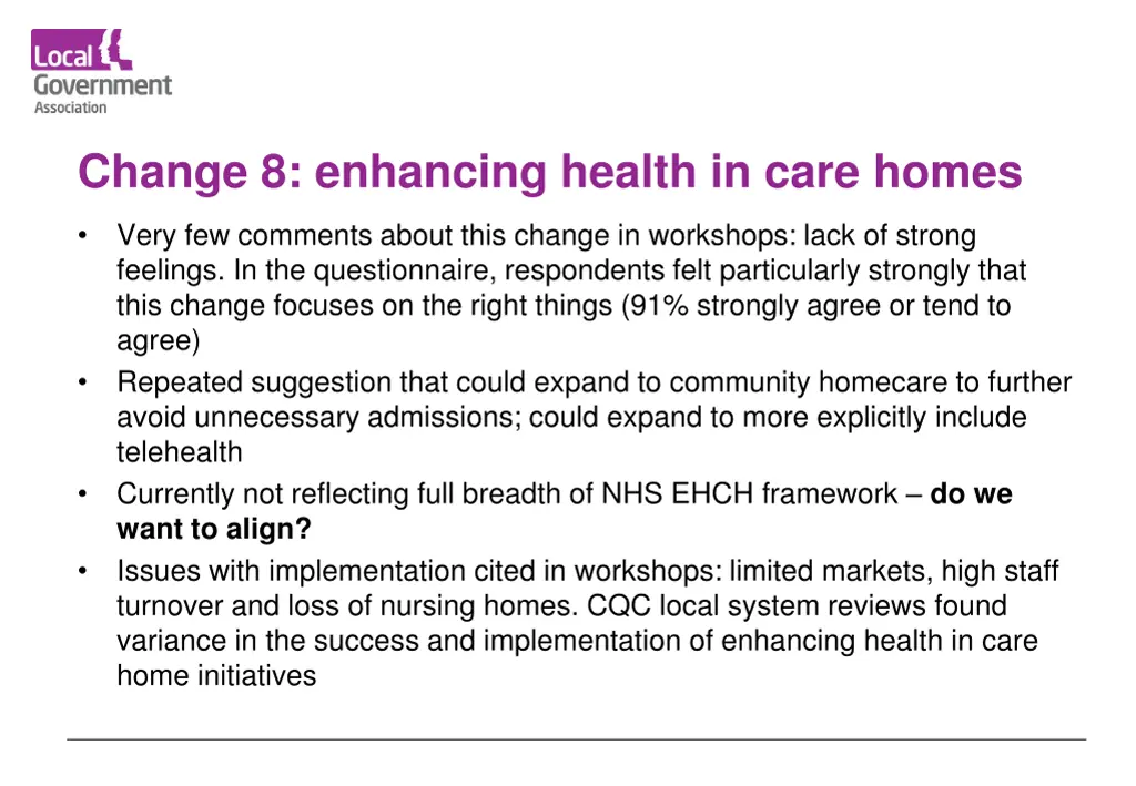 change 8 enhancing health in care homes