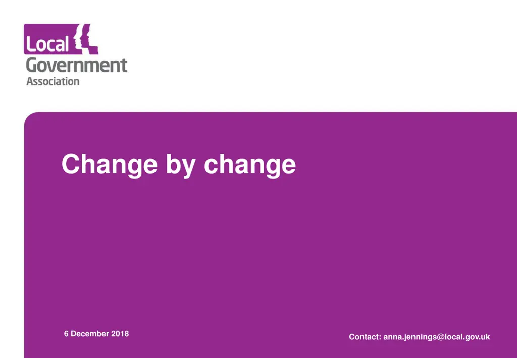 change by change
