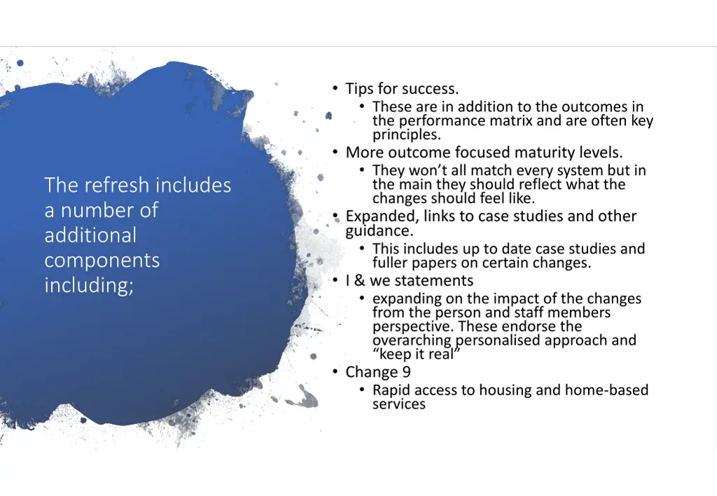 tips for success these are in addition
