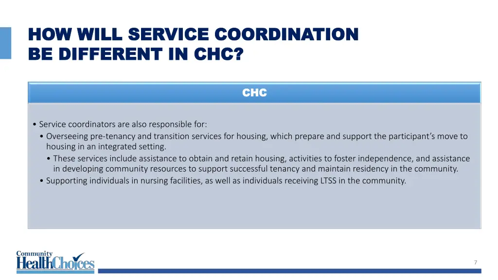 how will service coordination how will service 2
