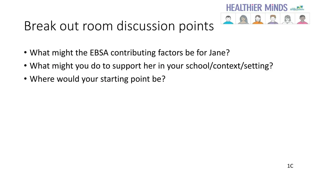 break out room discussion points